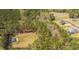 A serene landscape featuring a secluded home adjacent to a lush forest, blending rural charm with peaceful living at 161 Ryefield Ln, Ridgeville, SC 29472