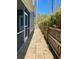 Brick path leads to the screened-in porch from the backyard at 1659 Seabago Dr, Charleston, SC 29414