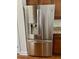 Stainless steel refrigerator with water dispenser and modern design, blending functionality and style at 1659 Seabago Dr, Charleston, SC 29414