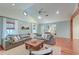 Spacious living room with vaulted ceilings and a comfortable seating area at 1706 W Avalon Cir, Charleston, SC 29407