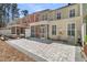 Backyard patio with stone pavers and a screened-in porch at 1808 Chauncys Ct, Mount Pleasant, SC 29466