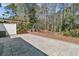 Backyard patio with stone pavers and a wooded perimeter at 1808 Chauncys Ct, Mount Pleasant, SC 29466