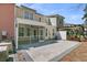 Backyard patio with stone pavers and a screened-in porch at 1808 Chauncys Ct, Mount Pleasant, SC 29466