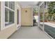 Covered porch featuring a door and a large window with lovely natural light at 1808 Chauncys Ct, Mount Pleasant, SC 29466