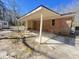 Brick house with covered parking area and shed in the backyard at 1848 Merrick Dr, Round O, SC 29474