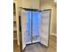 Stainless steel side-by-side refrigerator offers ample storage in a bright kitchen at 1848 Merrick Dr, Round O, SC 29474