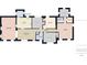 Detailed floor plan showcasing the layout of the home with measurements for each room at 1876 Chilhowee Dr, Johns Island, SC 29455