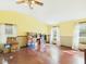Open living room featuring hardwood floors and bright natural light at 1876 Chilhowee Dr, Johns Island, SC 29455