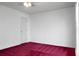 This bedroom has neutral walls, a ceiling fan, and carpeting at 201 Miami St, Ladson, SC 29456