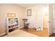 Bedroom features hard wood floors, custom shelving, cat tower and natural light at 208 Owens Dr, Summerville, SC 29485
