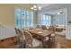 Dining area features a dining table with seating for six at 215 Angora Way, Summerville, SC 29485
