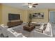 Well-designed living room with modern furniture and neutral tones at 215 Angora Way, Summerville, SC 29485