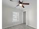 Bedroom featuring a window, bi-fold closet, and wood-look flooring at 2460 Surprise St, North Charleston, SC 29405