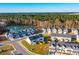 Breathtaking aerial shot showcasing the community's prime location with serene lake views and lush greenery at 314 Green Fern Dr, Summerville, SC 29483