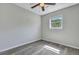 Bedroom has a modern ceiling fan and a window with a view of the outdoors at 3564 Blanding Dr, Johns Island, SC 29455