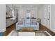 Open floor plan with a living room next to the kitchen with eat in bar at 4086 Lady Banks Ln, Ravenel, SC 29470