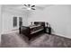 Bedroom with ceiling fan, french doors and neutral carpet at 460 Cool Bend Ln, Summerville, SC 29486