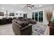Open-concept floor plan with living room, kitchen, and dining area at 460 Cool Bend Ln, Summerville, SC 29486