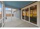 Outdoor screened porch with access to fenced backyard at 460 Cool Bend Ln, Summerville, SC 29486