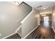 Spacious entryway featuring hardwood floors and stairs leading to the upper level at 4809 Bushel Rd, Ladson, SC 29456
