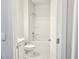 Spotless bathroom with tub and shower features, plus vanity and ample lighting at 482 Oak View Way, Summerville, SC 29483