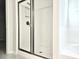 Modern glass shower with sleek hardware and subway tile at 482 Oak View Way, Summerville, SC 29483