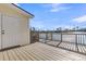 Outdoor deck overlooking the water offers a peaceful retreat with scenic views and a private entrance at 4913 Lake Palmetto Ln, North Charleston, SC 29418