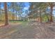 Spacious front yard with mature trees surrounding a charming home and offering curb appeal at 5758 Chisolm Rd, Johns Island, SC 29455