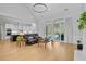 Spacious living room featuring hardwood floors, high ceiling, and abundant natural light at 614 Cummings Chapel Rd, Ridgeville, SC 29472