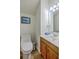 Powder room with updated vanity and commode at 628 Alwyn Blvd, Summerville, SC 29485