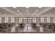 Stunning ballroom with chandeliers, a dance floor, and plenty of seating at 663 Marsh Cove Cir, Summerville, SC 29486