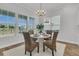 Charming dining nook with ample natural light and neighborhood views at 663 Marsh Cove Cir, Summerville, SC 29486