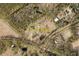 Aerial view of 5.39-acre property showcasing its boundaries and surrounding landscape at 10044 Randall Rd, McClellanville, SC 29458