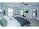 Comfortable bedroom with a large bed, soft lighting, and stylish decor at 1081 Magnolia Warbler Way, Ravenel, SC 29470