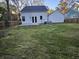 Large fenced-in backyard with a white house in the background at 110 Cypress St, Summerville, SC 29483