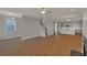 Open-concept living room flowing into a modern kitchen at 128 Cantona Dr, Summerville, SC 29483