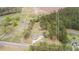 Aerial view showing property lines encompassing the house and surrounding land at 1298 French Santee Rd, Jamestown, SC 29453