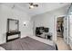 Bedroom with ceiling fan features space for a desk, gaming area, and other uses at 1391 Crane Creek Dr, Mount Pleasant, SC 29466