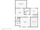 Second floor plan featuring an attic, three bedrooms, a bathroom, a loft, and closets at 1391 Crane Creek Dr, Mount Pleasant, SC 29466