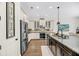 Stylish kitchen featuring stainless steel appliances, sleek cabinets, and hardwood flooring at 1391 Crane Creek Dr, Mount Pleasant, SC 29466