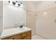 Functional bathroom features tiled shower, simple vanity, and clean finishes at 1404 Ivy Isle Dr, Charleston, SC 29412