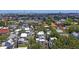 A high-angle view shows a Charleston neighborhood with historic buildings and newer construction and Ravenel Bridge background at 15 Corinne St # B, Charleston, SC 29403