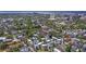 From an aerial perspective, a Charleston community unfolds, showcasing a vibrant mix of architecture, landscaping, and city buildings at 15 Corinne St # B, Charleston, SC 29403