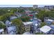 Overhead photograph showing the architectural composition of the Charleston area, its neighborhood, with trees, and commercial skyline at 15 Corinne St # B, Charleston, SC 29403
