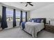 This bedroom has large windows and neutral walls at 181 Ashworth Dr, Summerville, SC 29486
