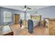 Bedroom boasts a ceiling fan, windows, and ample space, creating a cozy retreat at 1844 Hubbell Dr, Mount Pleasant, SC 29466