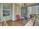 Charming front porch featuring outdoor seating at 1844 Hubbell Dr, Mount Pleasant, SC 29466
