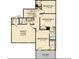 Second floor plan featuring four bedrooms, two bathrooms, a guest suite, and a balcony at 190 Steepbrook, Summerville, SC 29486