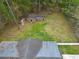 Overhead view of backyard featuring a detached workshop, chicken coop and playhouse at 202 Woodland Dr, Summerville, SC 29485