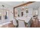 Kitchen with island and bar seating, views to the back, and plenty of natural light at 205 Fairchild St, Daniel Island, SC 29492